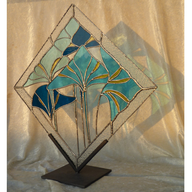 Lotus stained glass