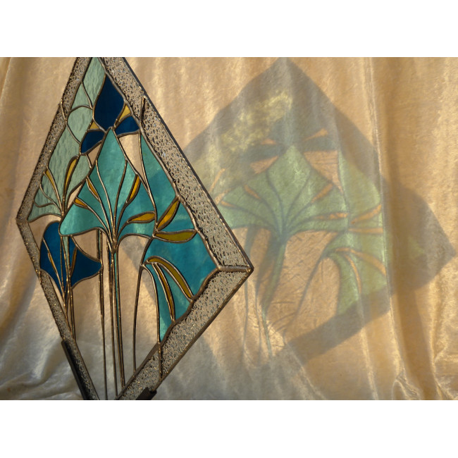 Lotus stained glass Lotus stained glass
