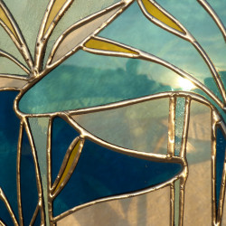 Lotus stained glass