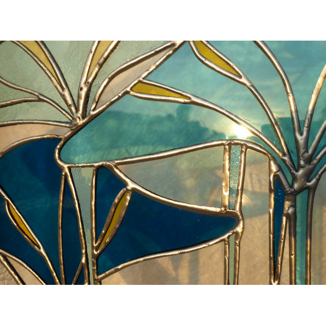 Lotus stained glass Lotus stained glass